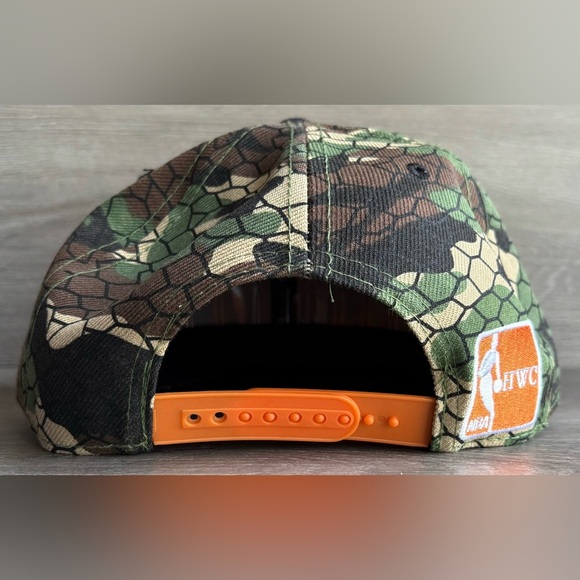 New York KNICKS NBA New Era 9Fifty SnapBack Hat Hardwood Classics Camo - Picture 3 of 6